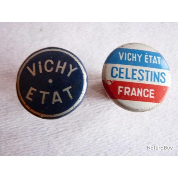 Bouchons publicitaires (2)  eaux de VICHY publicit� boissons