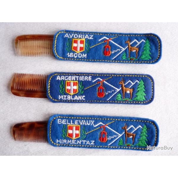 Ensemble �tui � peigne brod� Haute-Savoie Avoriaz station ski