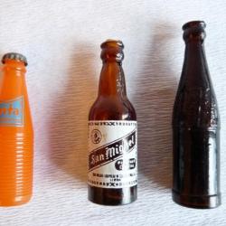 Miniatures Bouteilles PEPSI COLA FANTA SAN MIGUEL Boissons Bi&egrave;re