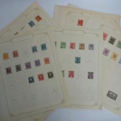 Ensemble timbres Poste Monde Belgique Afrique Luxembourg Philat&eacute;lie