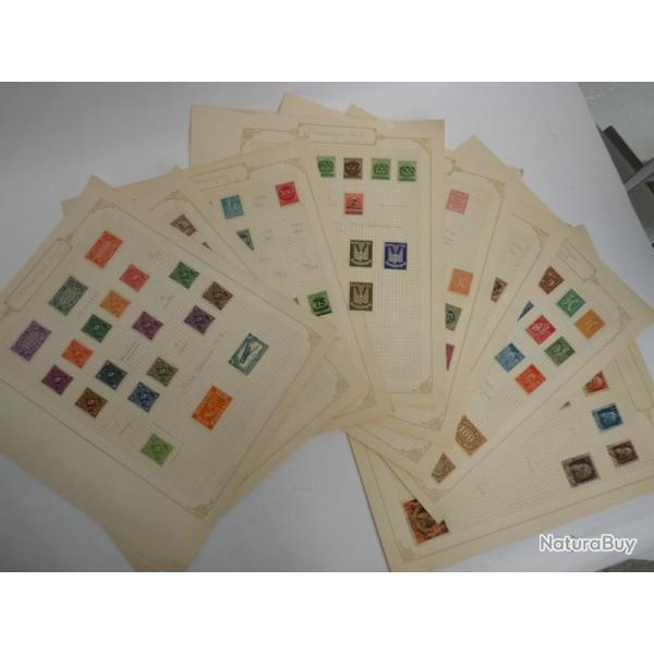 Ensemble timbres Poste Allemagne Deutch Philat�lie