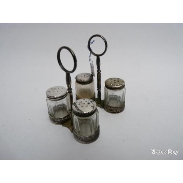 Salieres m�tal argent� (Alpacca) Art de la table