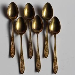 Anciennes petites cuill&egrave;res &agrave; moka Art de la table