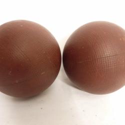 Paire Boules en composition Bakélite? Rafa a Volo Bocce Italian Italie