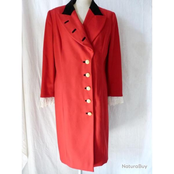 Manteau long ESCADA rouge T40