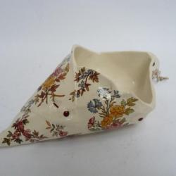 SARREGUEMINES Bouqueti&egrave;re fa&iuml;ence