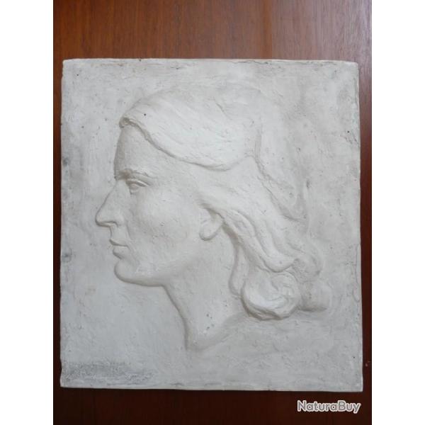 Pl�tre Visage de femme