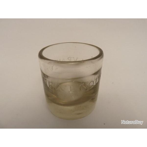 Ancien verre grav� Union Helv�tique 23e Canton