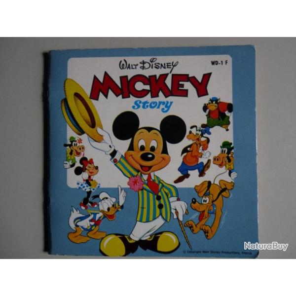 Disque Vinyl 45 tours Walt Disney MICKEY Story WD-1F