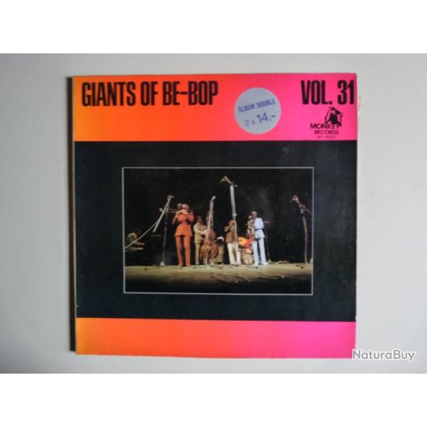 2 Disques Vinyl 33 tours Giants of BE-BOP Vol 31 Monkey Records MY 40031