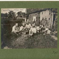 Photographie ancienne guerre 80 Somme Courcelles