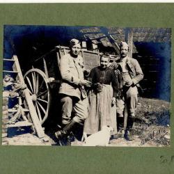 Photographie ancienne guerre 80 Somme Courcelles