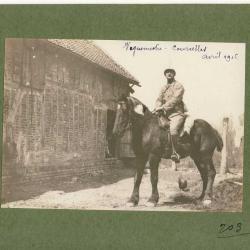 Photographie ancienne guerre 80 Somme Courcelles