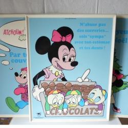 Tableau MICKEY Walt Disney Panneau &eacute;ducatif
