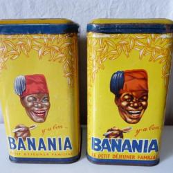Boites (2) BANANIA chocolat publicit&eacute;
