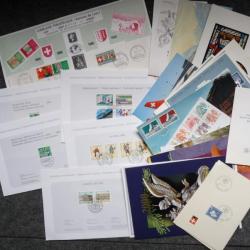 Lot Timbres Suisse Oblit&eacute;r&eacute; Carte