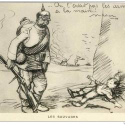 Illustrateur RADIGUET Les sauvages Mort Guerre 1914-18