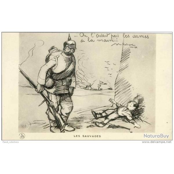 Illustrateur RADIGUET Les sauvages Mort Guerre 1914-18