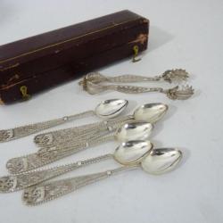 Cuill&egrave;res a moka pince a sucre Mexico Art de la table