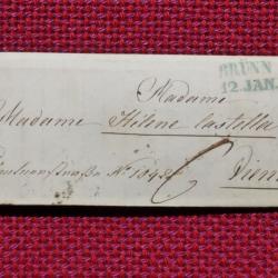 Pli Marque Postale Autriche Wien Vienne Br&uuml;nn