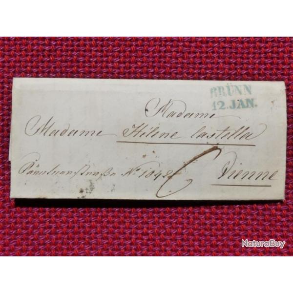 Pli Marque Postale Autriche Wien Vienne Br�nn