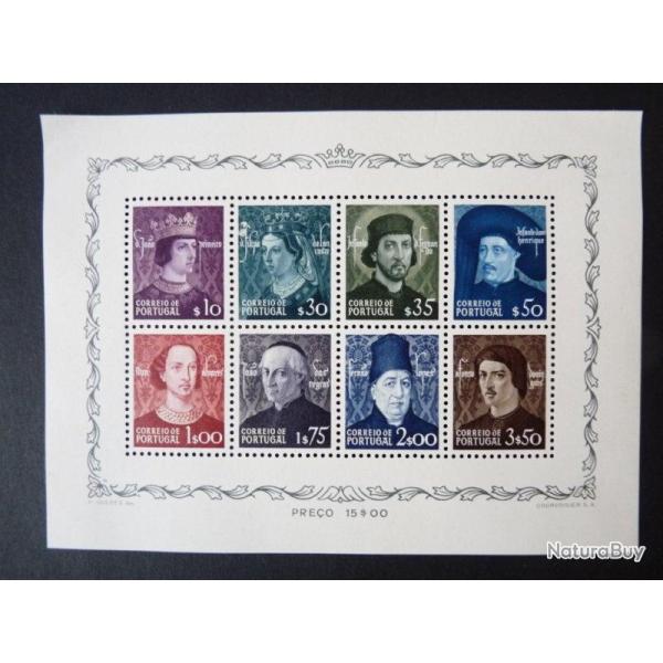 Timbre Portugal Bloc 1949 Neuf *