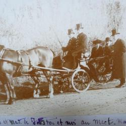 Photographie Fr&eacute;d&eacute;ric De P&uuml;ckler Cal&egrave;che Rome 1904