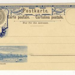 Entier Postal Exposition Industrielle Zurich 1894