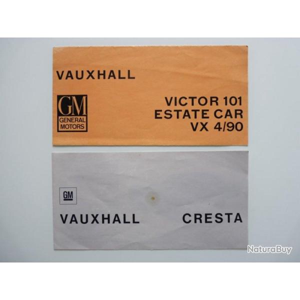 Auto GM General Motors Vauxhall + Prix