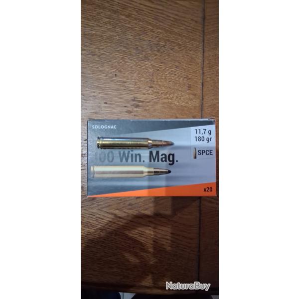 Munition 300wm Solognac 180gr SPCE