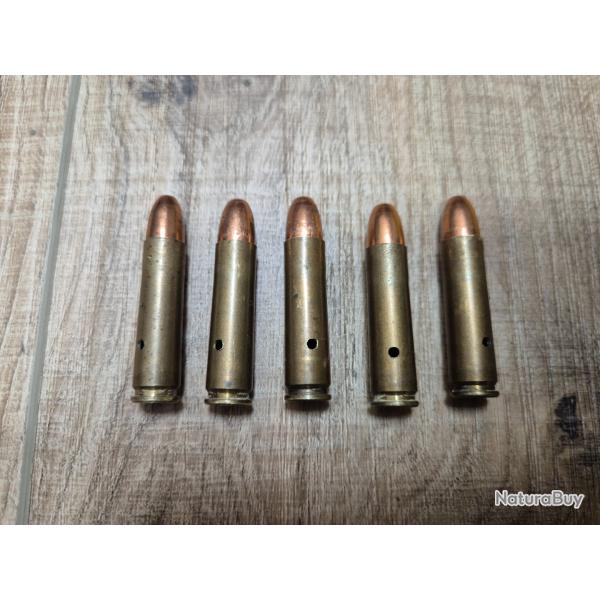 5 munitions neutralis 30-30 courte pour carabine USM1 Short - 30M1