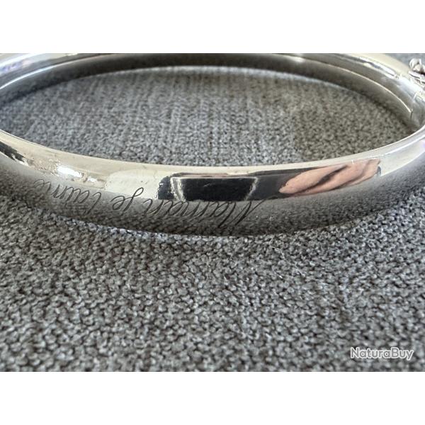 Bracelet argent - Refermable - imposant