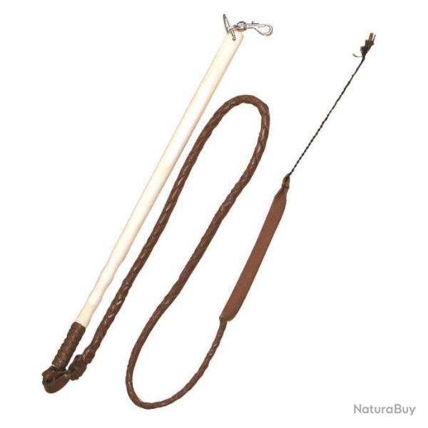 Fouet vnerie manche en bois Country