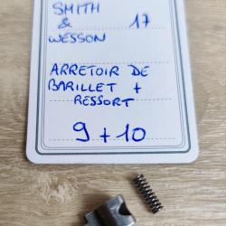 PI&Egrave;CE SMITH & WESSON MOD 17 - K FRAME - ARRETOIR DE BARILLET + RESSORT