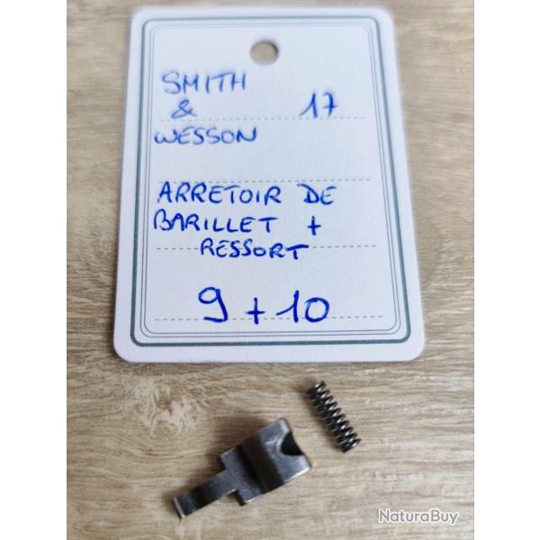 PI�CE SMITH & WESSON MOD 17 - K FRAME - ARRETOIR DE BARILLET + RESSORT