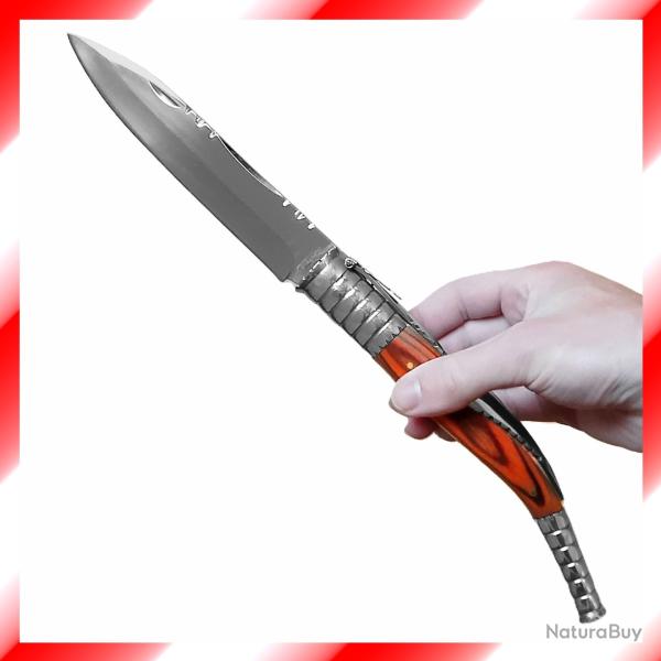 Navaja Estilete (couteau pliant gant) Inox - Lame de 16 cm