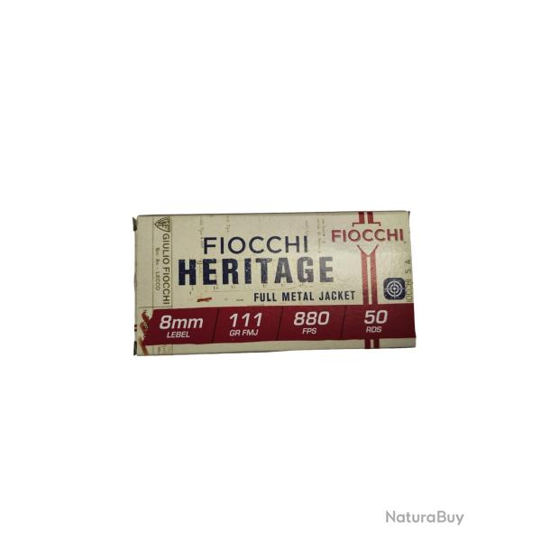 FIOCCHI CAL 8MM LEBEL - 111 GR FMJ