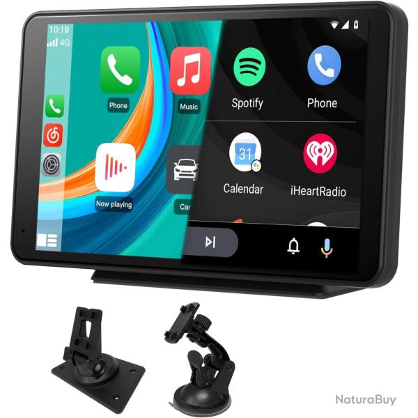 Autoradio 7" �cran Tactile HD avec CarPlay sans Fil, Android Auto, AirPlay, PhoneLink - Compatible i