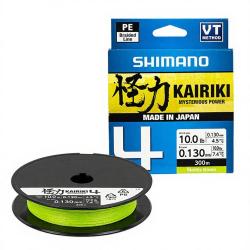Tresse SHIMANO Kairiki 4 Mantis green 300m &Oslash; 0.10mm