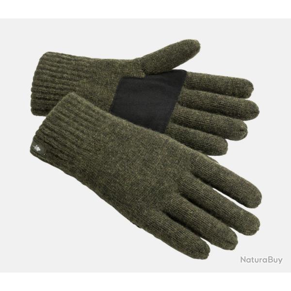 Gants PINEWOOD en laine tricot� knitted wool vert