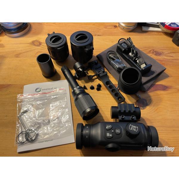 Lunette de vis�e num�rique jour/nuit 4K OneLeaf.ai Commander NV500