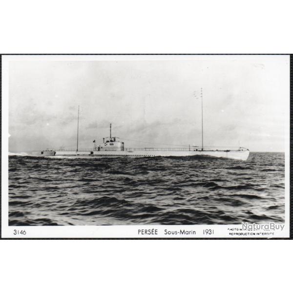 CPA - PHOTO -  Marine Guerre - SOUS MARIN PERSEE N� 3740