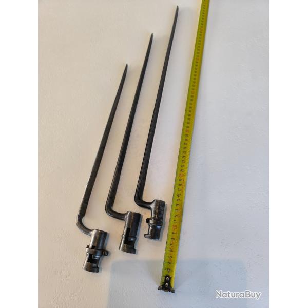 Ba�onnette a douille (lot de 3)