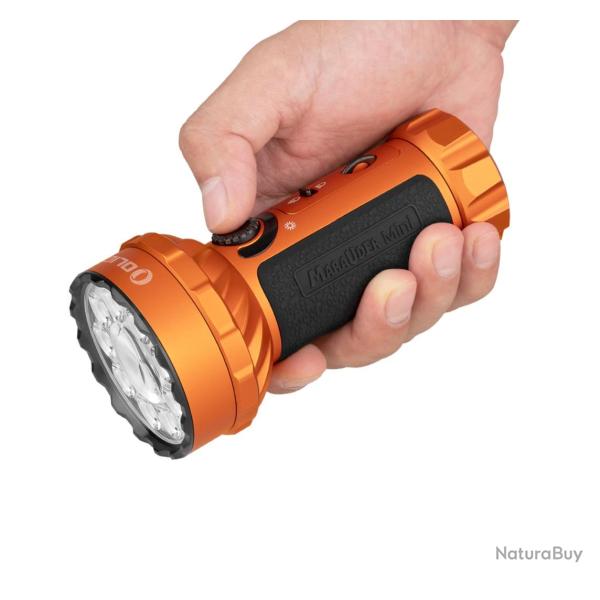 Olight Marauder Mini - Lampe Torche Puissante Rechargeable 7000 Lumens ORANGE