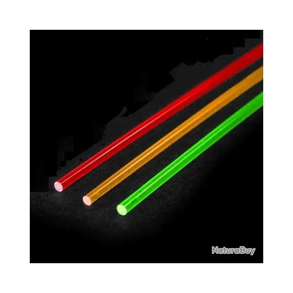 Fibre optique LPA 10 cm , couleur et diametre au choix Rouge, 1.5 mm