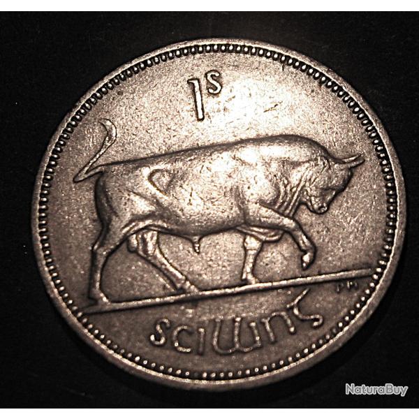 Eire  piece de 1 shillig 1964 ttb
