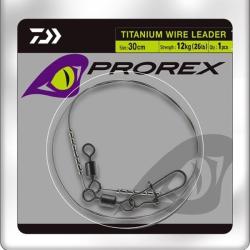 Bas de ligne Daiwa Prorex Titanium Wire Leader 22kg 30cm