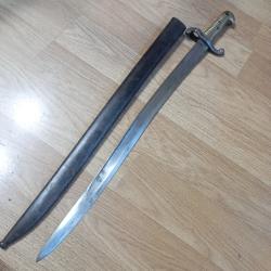 Ba&iuml;onnette Fran&ccedil;aise Mle 1842, monomatricule, 1849