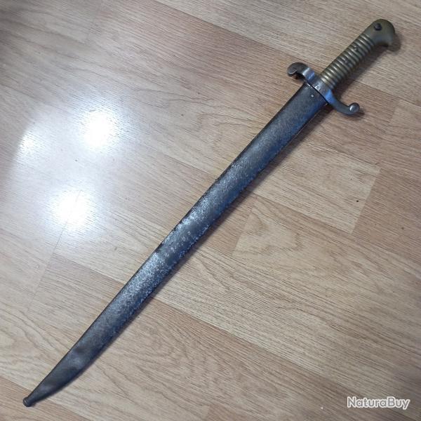 Ba�onnette Fran�aise Mle 1842, premier mod�le Mars 1857- S.B Mle 1842