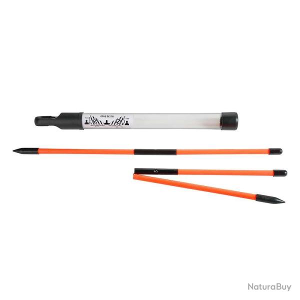 PROMOTION ! Piquets angulateurs de tir orange fluo x2 ProHunt
